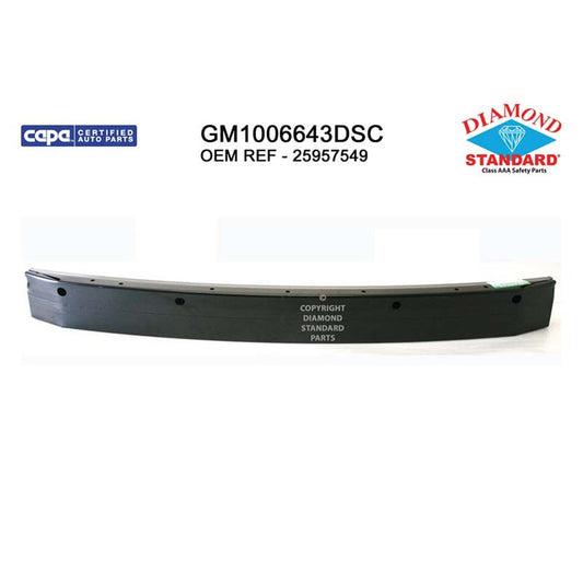 Front Bumper Impact Bar 2006-2016 Chevrolet Impala, Monte Carlo, Impala Limited