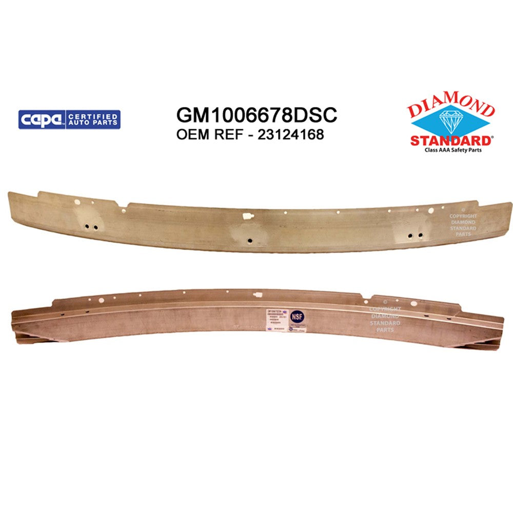 Front Bumper Impact Bar 2014-2020 Chevrolet Impala