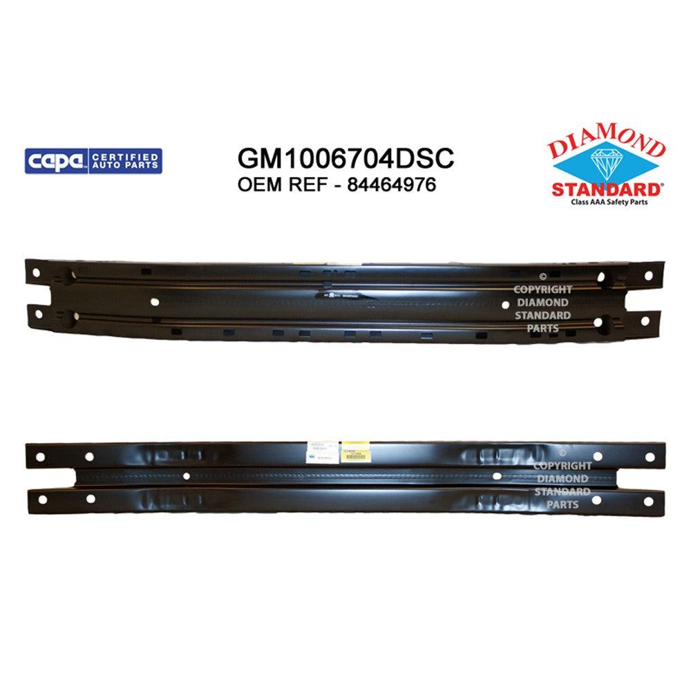 Front Bumper Impact Bar 2019-2025 Cadillac Xt5, Xt6 & Chevrolet Blazer & Gmc Acadia