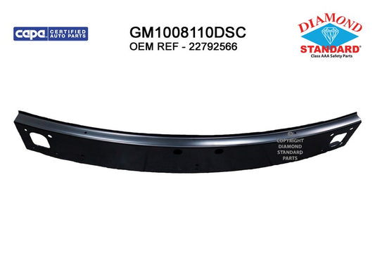 Front Upper Bumper Impact Bar 2010-2016 Cadillac Srx