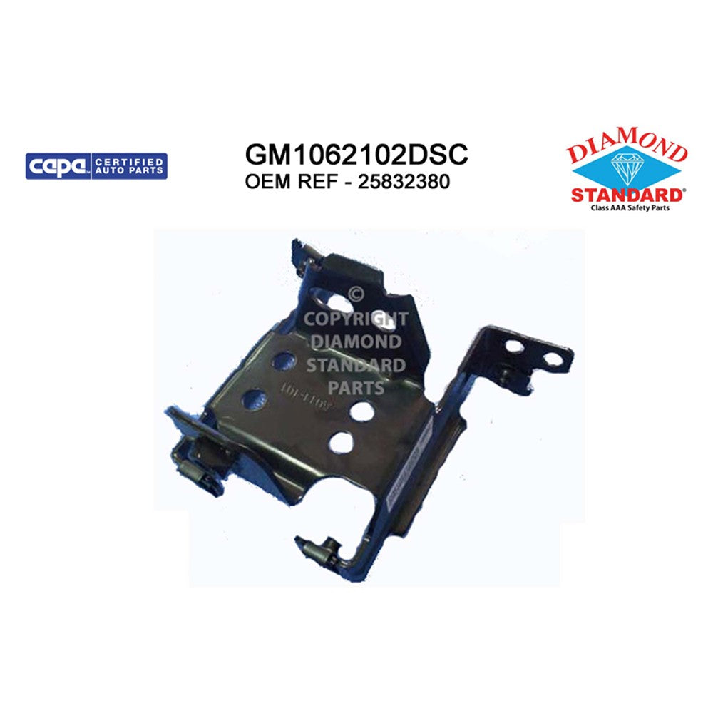 Front Left Front Driver Side Inner Bumper Support 2011-2014 Gmc Sierra 2500 Hd, Sierra 3500 Hd