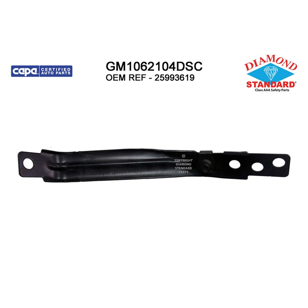 Front Left Front Driver Side Bumper Support [reinforcement] Made Of Steel 2011-2014 Gmc Sierra 2500 Hd, Sierra 3500 Hd
