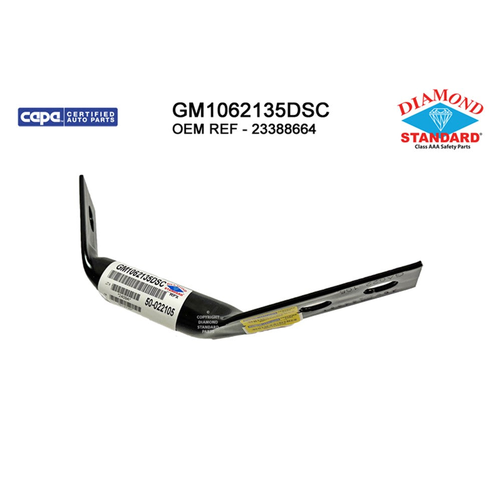 Front Left Front Driver Side Outer Bumper Face Bar Brace 2019-2025 Chevrolet Silverado 1500, Silverado 1500 Ld, Silverado 1500 Ltd & Gmc Sierra 1500