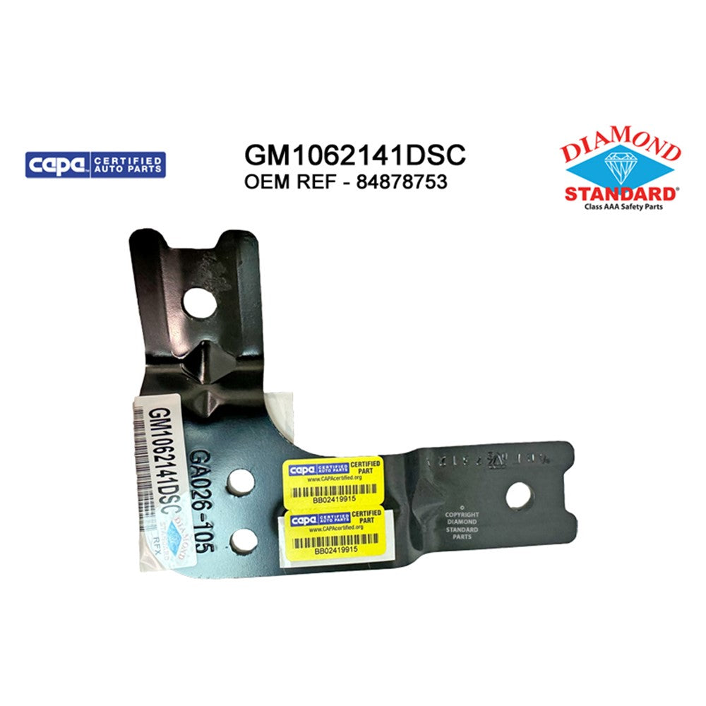 Front Left Front Driver Side Lower Bumper Cover Bracket 2022-2025 Gmc Sierra 1500, Sierra 1500 Limited