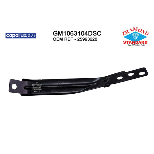 Front Right Front Passenger Side Bumper Support [reinforcement] Made Of Steel 2011-2014 Gmc Sierra 2500 Hd