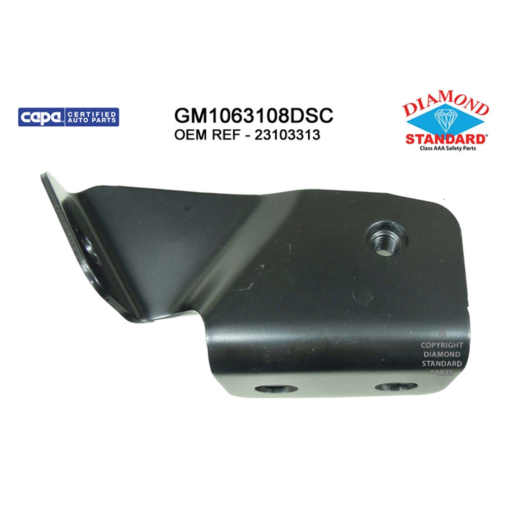 Front Right Front Passenger Side Outer Bumper Mounting Bracket 2014-2015 Chevrolet Silverado 1500
