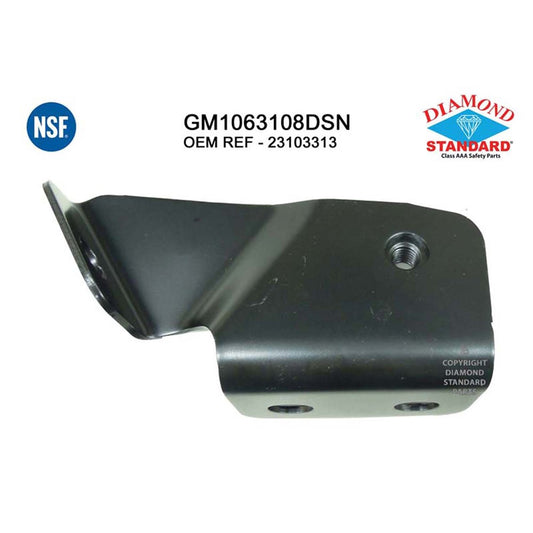 Front Right Front Passenger Side Outer Bumper Mounting Bracket 2014-2015 Chevrolet Silverado 1500