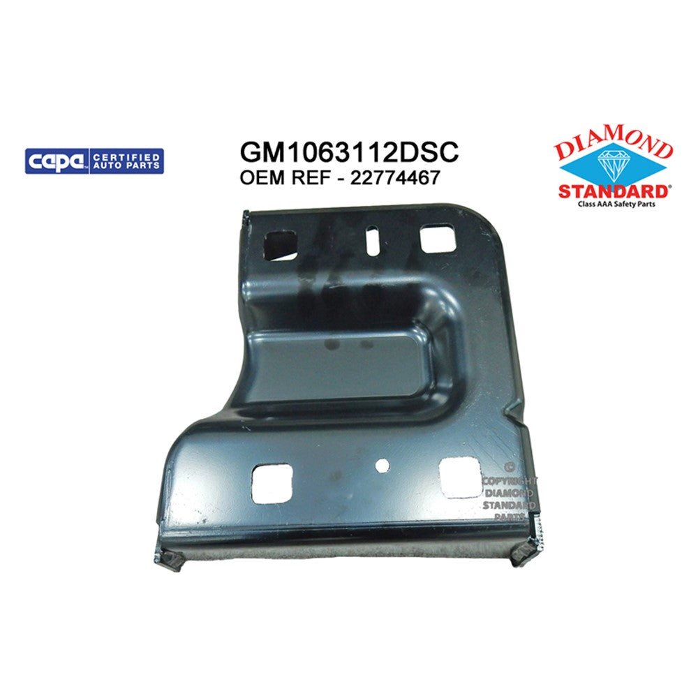 Front Right Passenger Side Front Bumper Inner Support 2015-2019 Chevrolet Silverado 2500 Hd, Silverado 3500 Hd & Gmc Sierra 2500 Hd, Sierra 3500 Hd