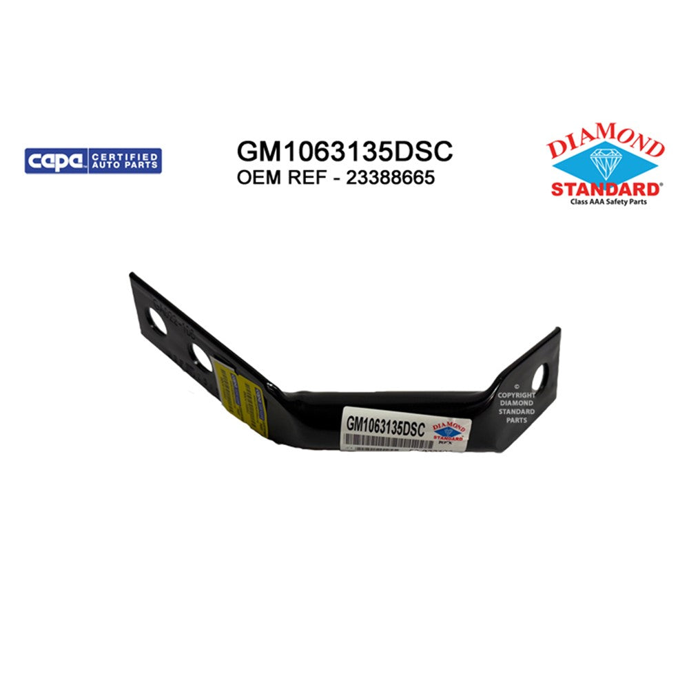 Front Right Front Passenger Side Outer Bumper Face Bar Brace 2019-2025 Chevrolet Silverado 1500, Silverado 1500 Ld & Gmc Sierra 1500