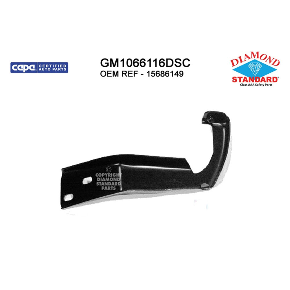 Front Left Front Driver Side Outer Bumper Face Bar Brace 1994-2000 Chevrolet Blazer, C1500, C1500 Suburban, C2500 & Gmc Pickup_gmc_fullsize_c/K
