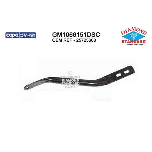 Front Left & Right Driver Or Passenger Side Front Bumper Face Bar Outer Brace 2003-2025 Chevrolet Express 1500, Express 2500 & Gmc Savana 1500