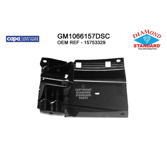 Front Left Front Driver Side Outer Bumper Mounting Bracket 2003-2025 Chevrolet Express 1500, Express 2500, Express 3500 & Gmc Savana 1500