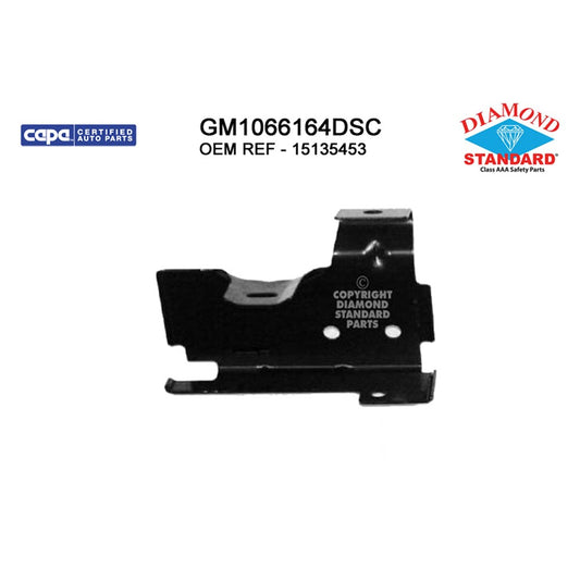 Front Left Front Driver Side Inner Bumper Face Bar Brace 2003-2007 Gmc Sierra 1500, Sierra 2500, Sierra 1500 Hd, Sierra 2500 Hd, Sierra 3500