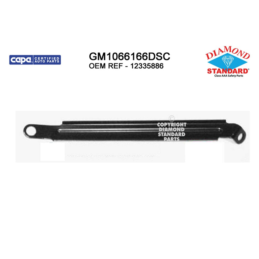 Front Left Front Driver Side Upper Bumper Cover Support [brace] 2003-2007 Gmc Sierra 1500, Sierra 2500, Sierra 1500 Hd, Sierra 2500 Hd, Sierra 3500