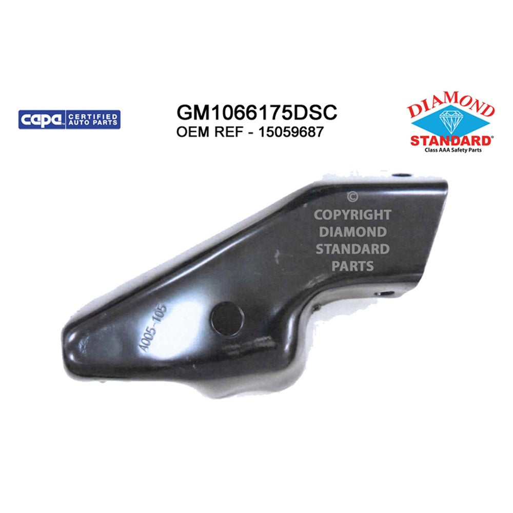 Front Left Driver Side Front Outer Bumper Face Bar Brace 2003-2007 Chevrolet Avalanche, Silverado 1500, Silverado 2500, Silverado 1500 Hd