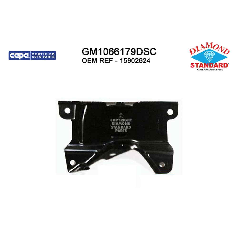 Front Left Driver Side Front Bumper Impact Bar 2007-2013 Chevrolet Silverado 1500, Silverado 2500 Hd, Silverado 1500 Classic