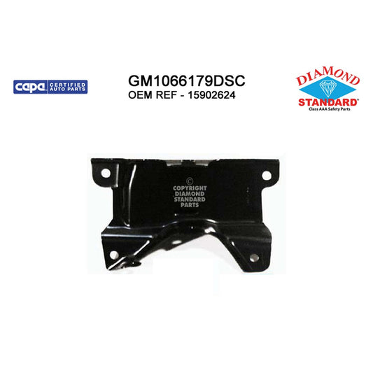 Front Left Driver Side Front Bumper Impact Bar 2007-2013 Chevrolet Silverado 1500, Silverado 2500 Hd, Silverado 1500 Classic