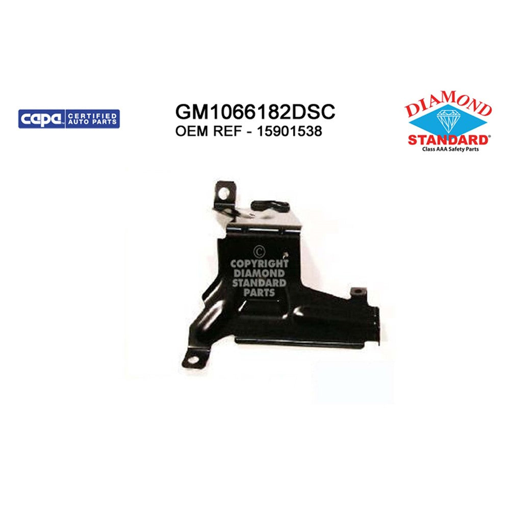 Front Left Front Driver Side Outer Bumper Mounting Bracket 2007-2013 Gmc Sierra 1500, Sierra 1500 Classic, Sierra 1500 Hd Classic, Sierra 2500 Hd
