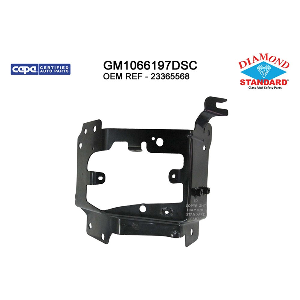 Front Left Front Driver Side Outer Bumper Mounting Bracket 2014-2015 Chevrolet Silverado 1500
