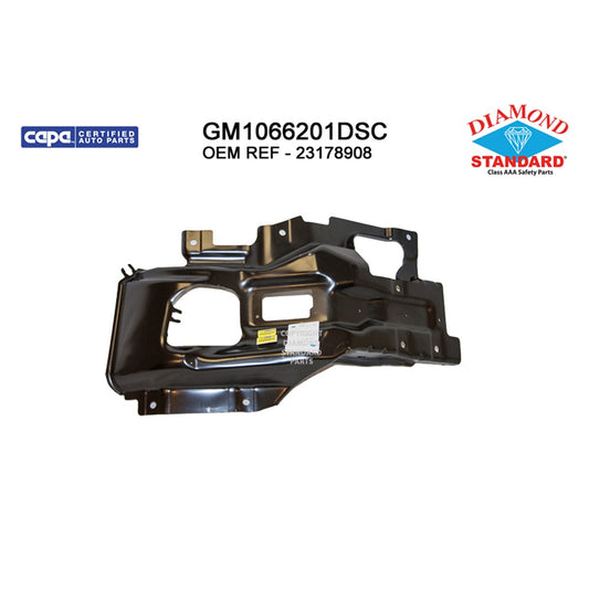 Front Left Front Driver Side Outer Bumper Mounting Bracket 2015-2019 Gmc Sierra 2500 Hd, Sierra 3500 Hd
