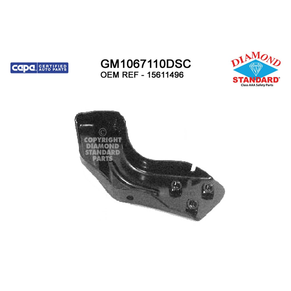 Front Right Front Passenger Side Bumper Mounting Bracket 1988-1993 Chevrolet C1500, C1500 Suburban, C2500 & Gmc Pickup_gmc_fullsize_c/K