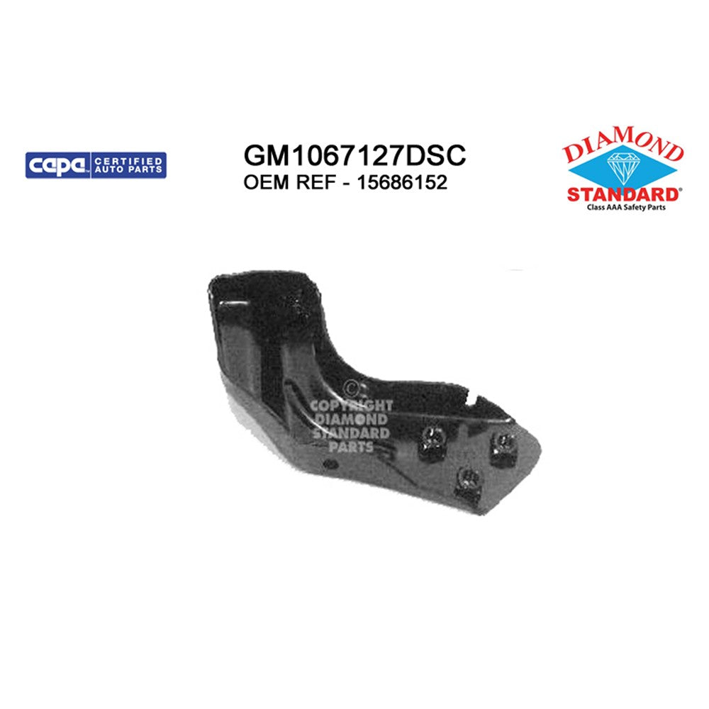 Front Right Front Passenger Side Inner Bumper Mounting Bracket 1994-2000 Chevrolet Blazer, C1500, C1500 Suburban, C2500 & Gmc Pickup_gmc_fullsize_c/K