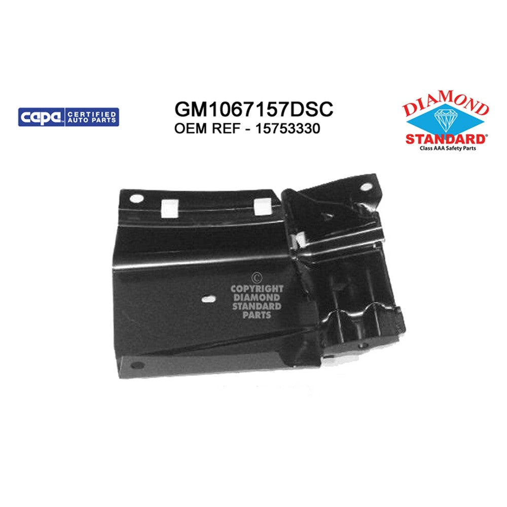 Front Right Front Passenger Side Outer Bumper Mounting Bracket 2003-2025 Chevrolet Express 1500, Express 2500, Express 3500 & Gmc Savana 1500