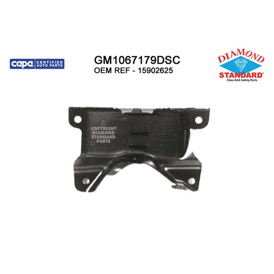 Front Right Passenger Side Front Bumper Impact Bar 2007-2013 Chevrolet Silverado 1500, Silverado 2500 Hd, Silverado 1500 Classic