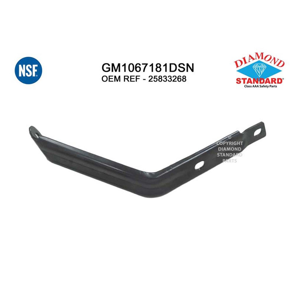 Front Right Passenger Side Front Bumper Reinforcement Bracket 2007-2013 Gmc Sierra 1500, Sierra 1500 Classic, Sierra 1500 Hd Classic, Sierra 2500 Hd