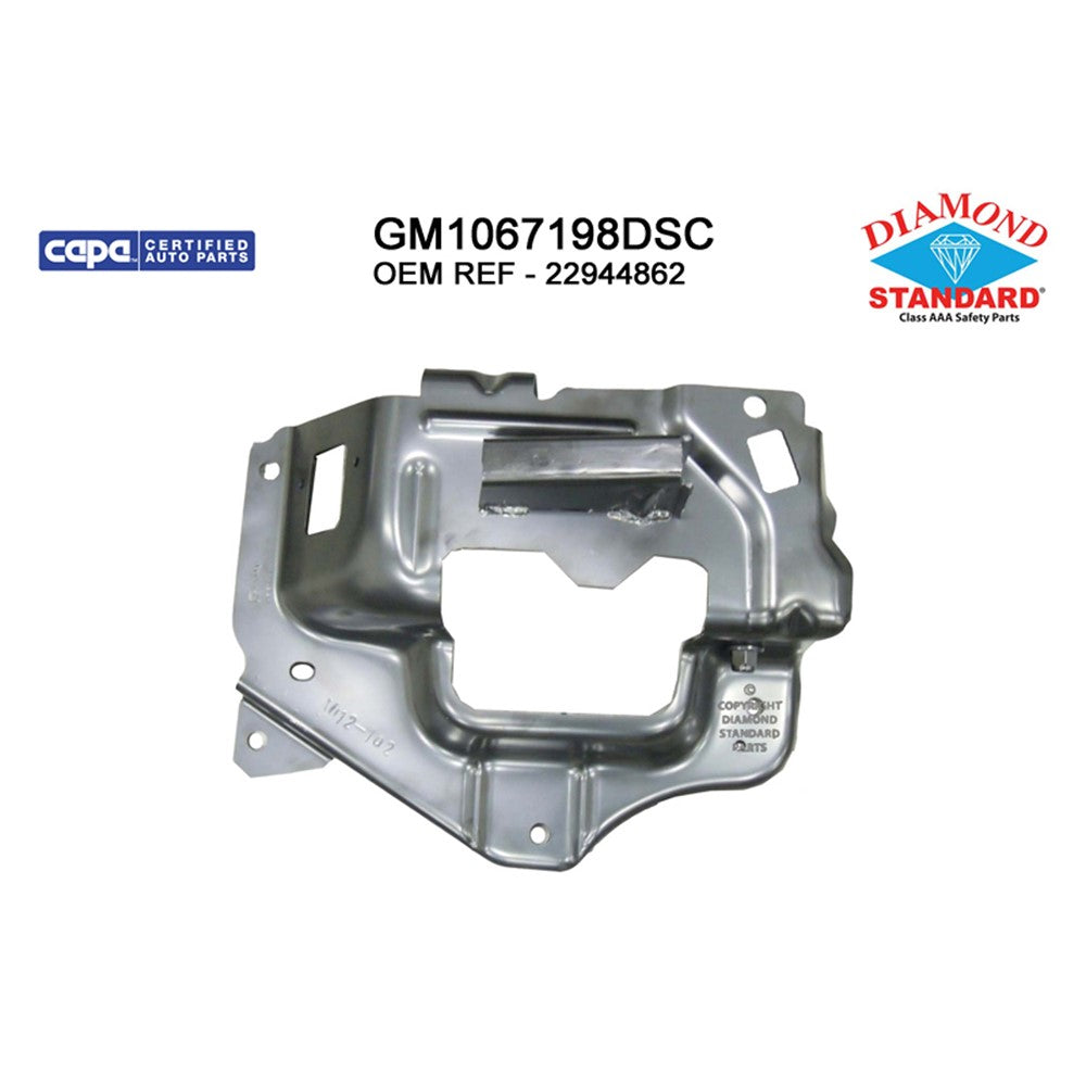Front Right Front Passenger Side Inner Bumper Mounting Bracket 2014-2015 Chevrolet Silverado 1500