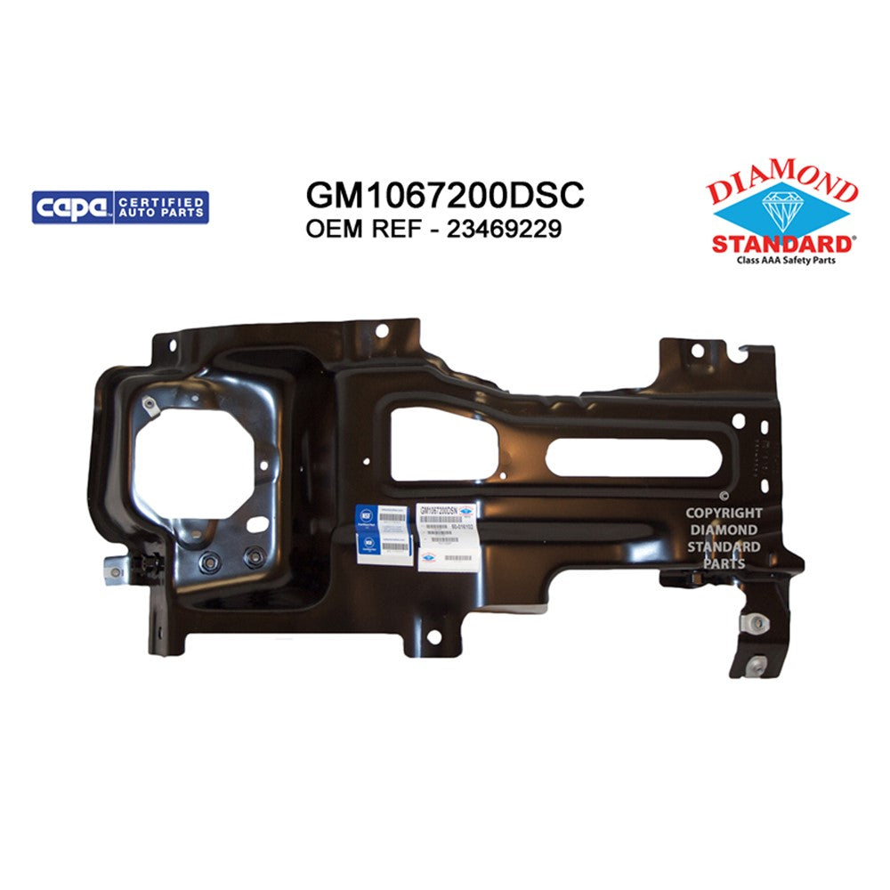 Front Right Front Passenger Side Outer Bumper Mounting Bracket 2015-2019 Chevrolet Silverado 2500 Hd, Silverado 3500 Hd