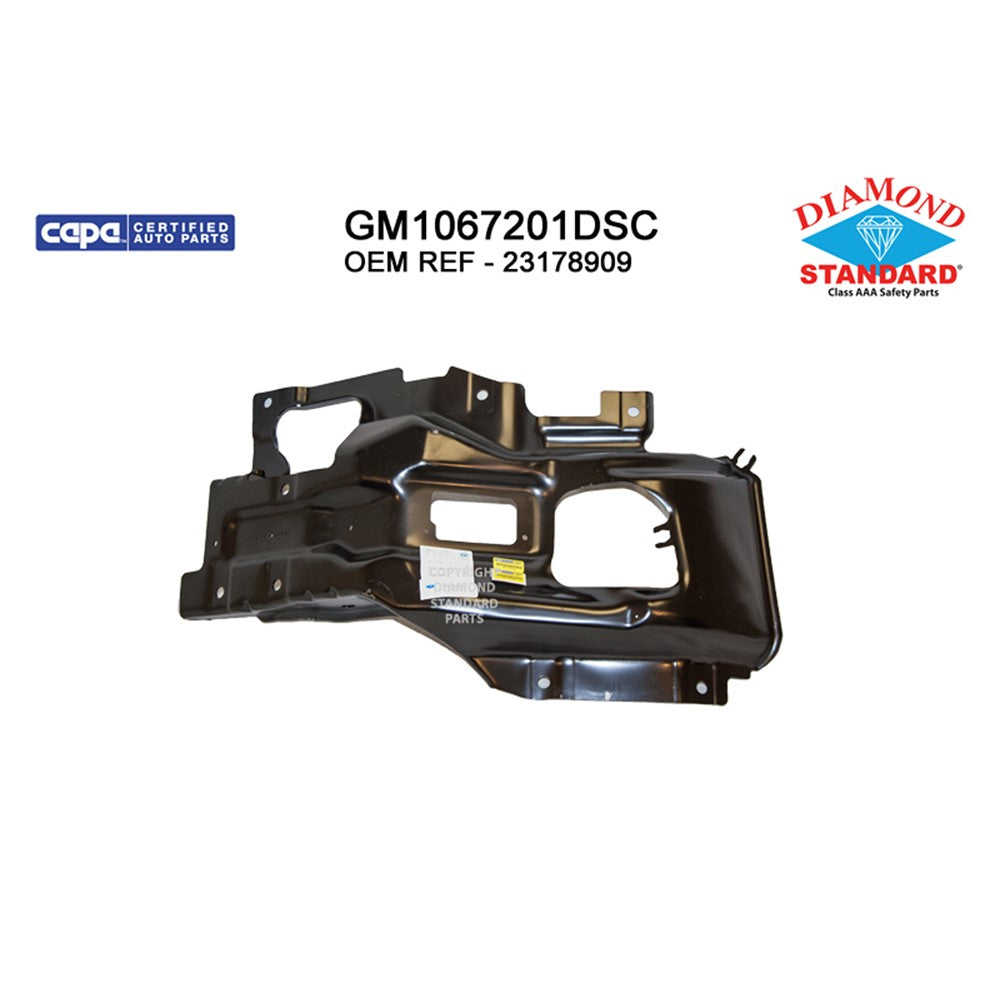 Front Right Front Passenger Side Outer Bumper Mounting Bracket 2015-2019 Gmc Sierra 2500 Hd, Sierra 3500 Hd