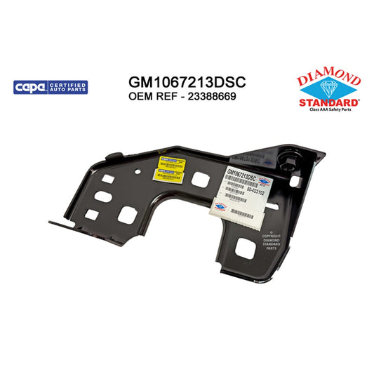 Front Right Front Passenger Side Inner Bumper Mounting Bracket 2019-2025 Chevrolet Silverado 1500, Silverado 1500 Ld & Gmc Sierra 1500