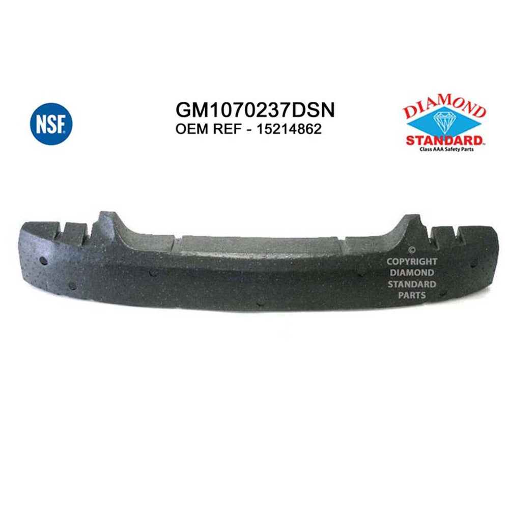 Front Bumper Impact Absorber 2005-2010 Chevrolet Cobalt & Pontiac Pursuit, G5