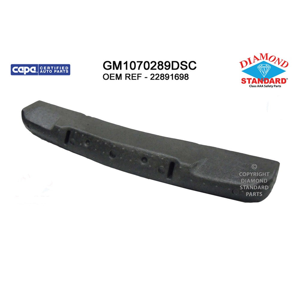 Front Bumper Impact Absorber 2015-2020 Chevrolet Colorado