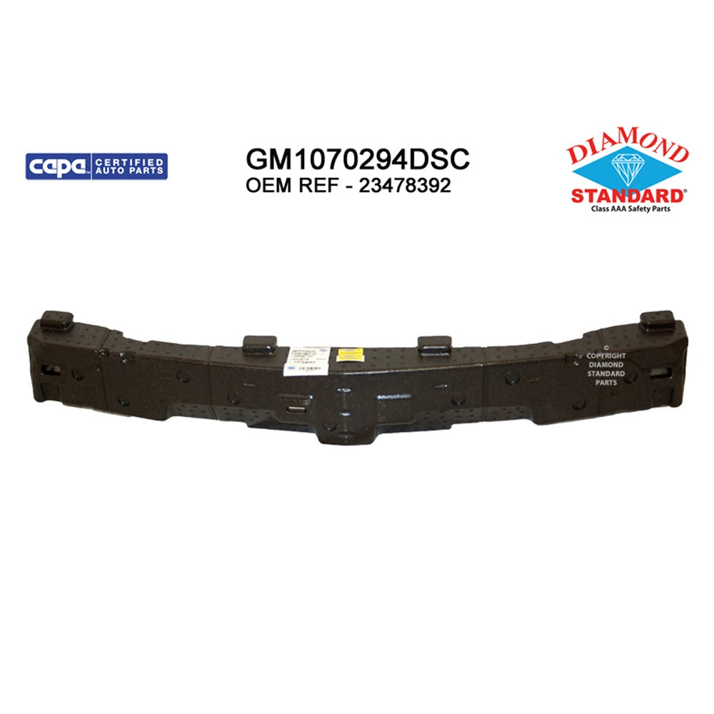 Front Bumper Impact Absorber 2016-2018 Chevrolet Malibu