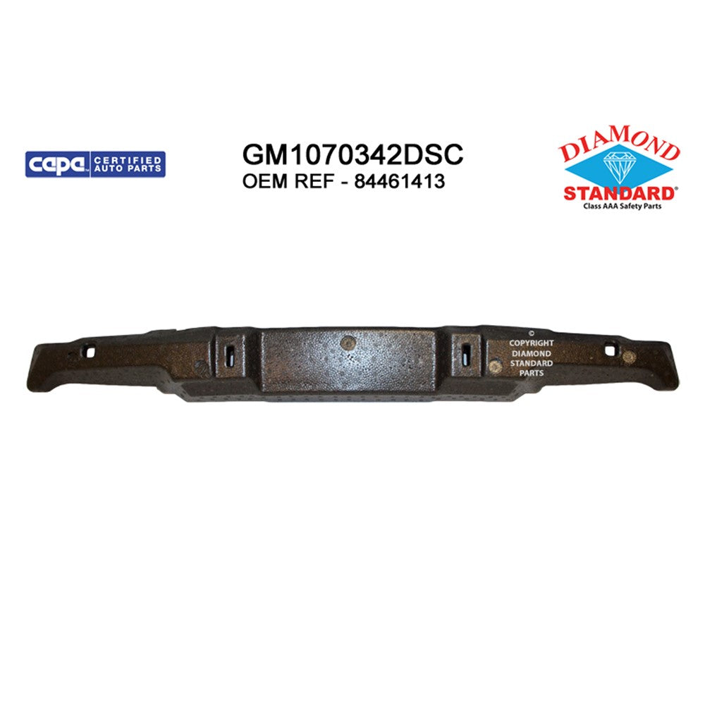 Front Bumper Impact Absorber 2021-2022 Chevrolet Colorado