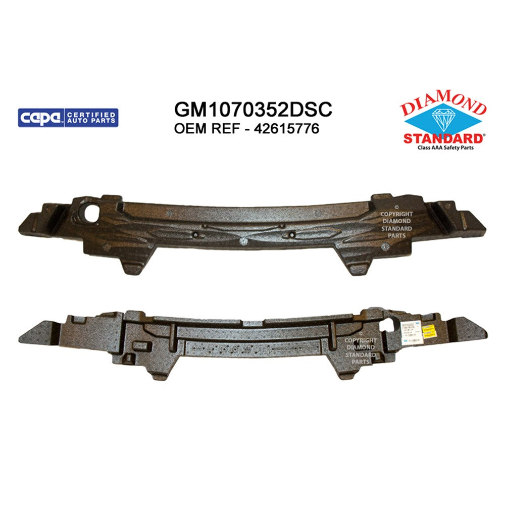 Front Bumper Impact Absorber 2021-2023 Chevrolet Trailblazer