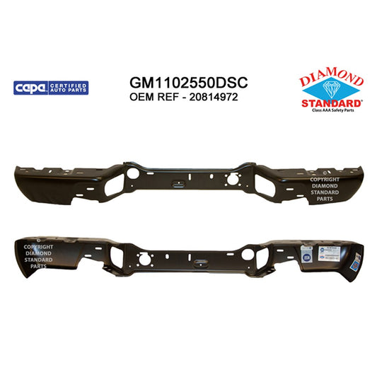 Rear Step Bumper Face Bar 2004-2012 Chevrolet Colorado & Gmc Canyon