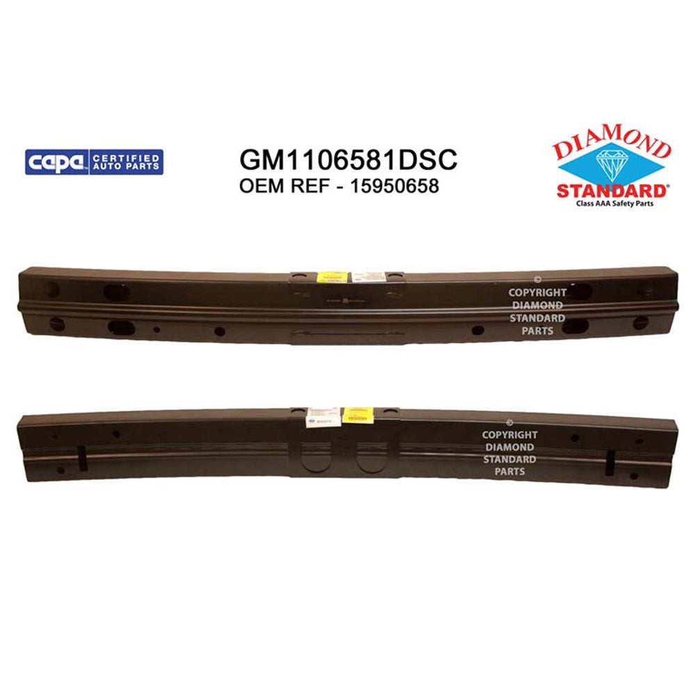 Rear Bumper Impact Bar 2005-2009 Chevrolet Equinox & Pontiac Torrent