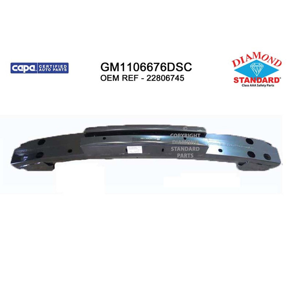 Rear Bumper Impact Bar 2007-2012 Gmc Acadia & Saturn Outlook & Buick Enclave & Chevrolet Traverse