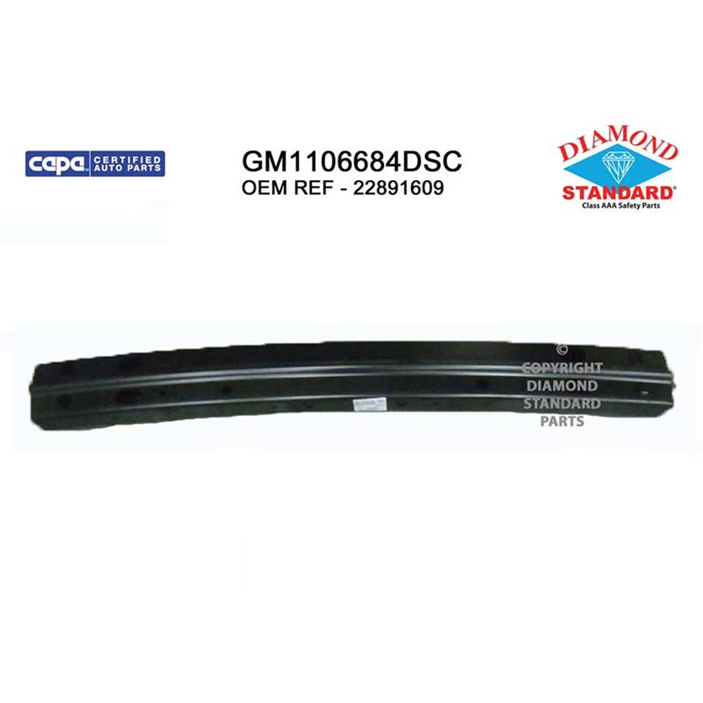 Rear Bumper Impact Bar 2010-2017 Chevrolet Equinox & Gmc Terrain