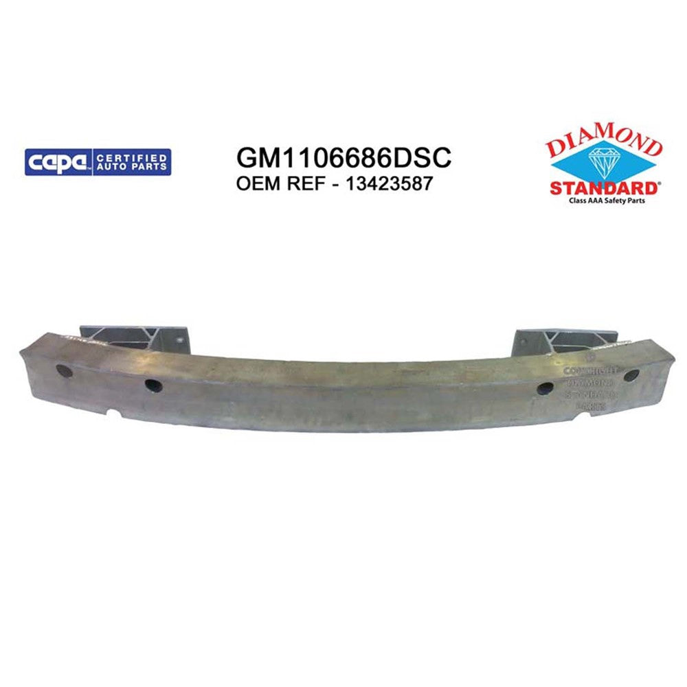 Rear Bumper Impact Bar 2011-2016 Chevrolet Cruze, Volt, Cruze Limited