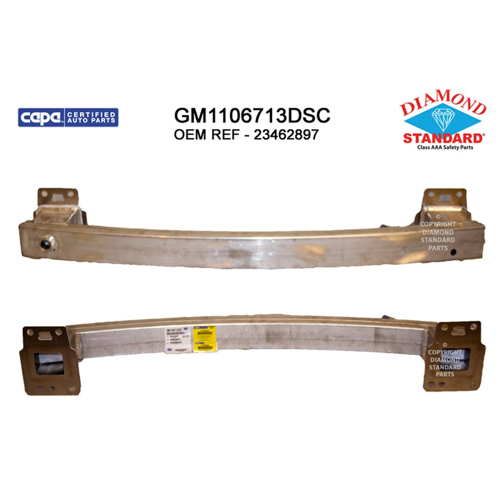 Rear Bumper Impact Bar 2018-2025 Chevrolet Equinox & Gmc Terrain