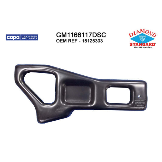 Rear Left Rear Driver Side Inner Bumper Mounting Bracket 1985-2005 Chevrolet Astro & Gmc Safari