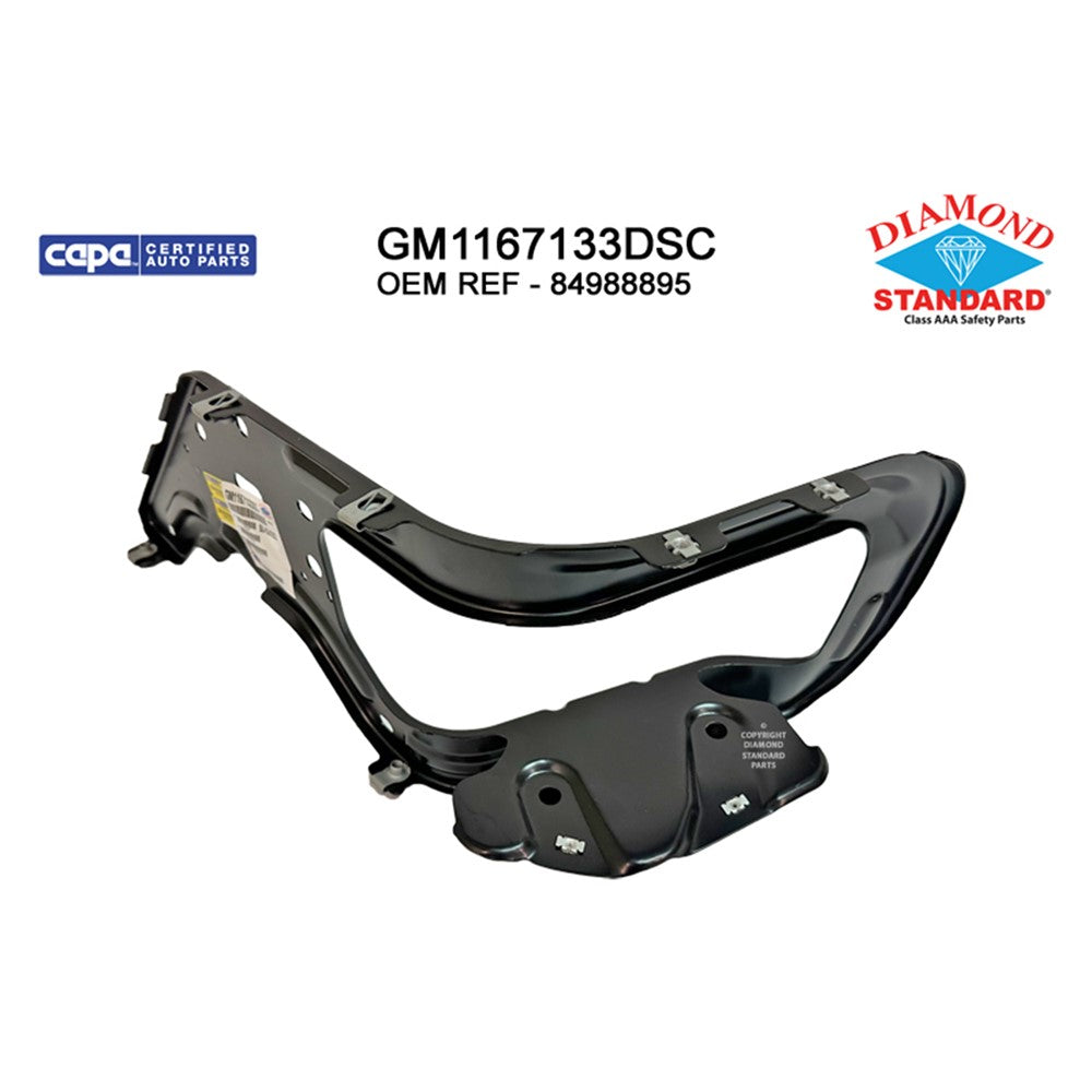 Rear Right Rear Passenger Side Outer Bumper Mounting Bracket 2020-2025 Chevrolet Silverado 2500 Hd, Silverado 2500 & Gmc Sierra 2500 Hd