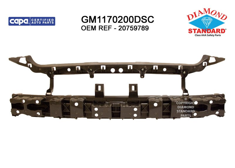 Rear Bumper Impact Absorber 2006-2016 Chevrolet Impala, Impala Limited