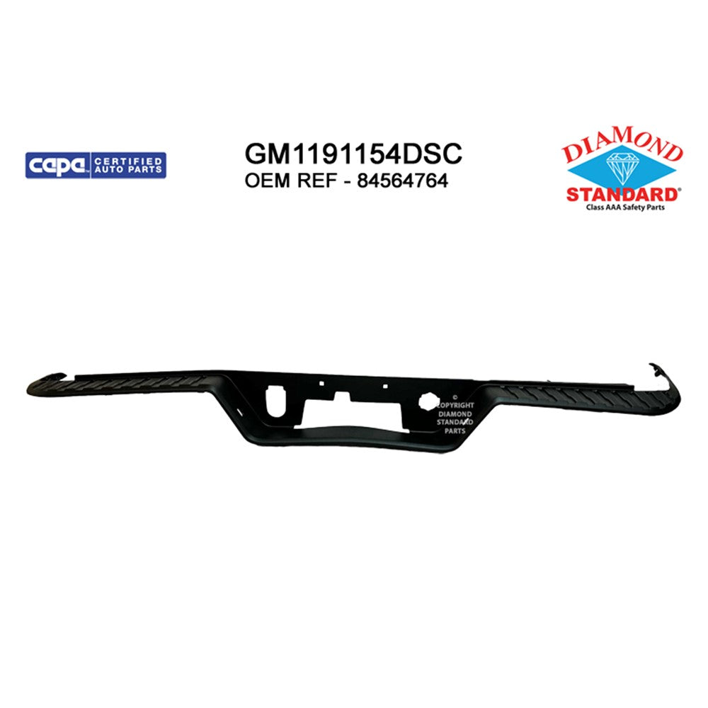 Rear Bumper Step Pad 2019-2025 Chevrolet Silverado 1500, Silverado 1500 Ld, Silverado 1500 Ltd, Silverado 1500 Classic & Gmc Sierra 1500