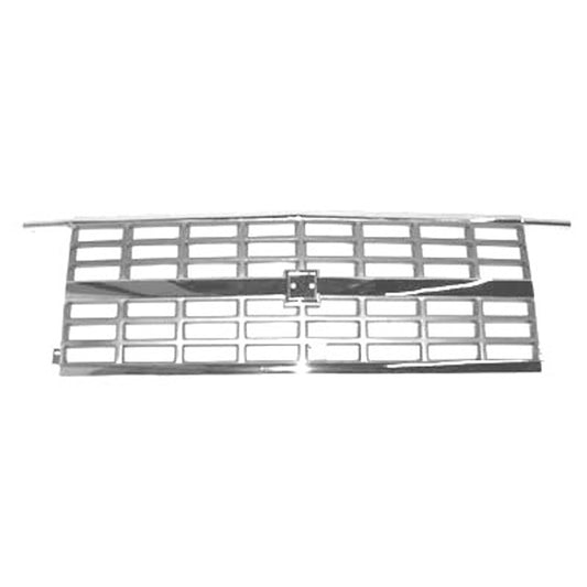 Front Center Grille 1989-1991 Chevrolet Blazer, Pickup_chevy_fullsize_r/V, C1500, C2500, C3500, K1500, K2500, K3500