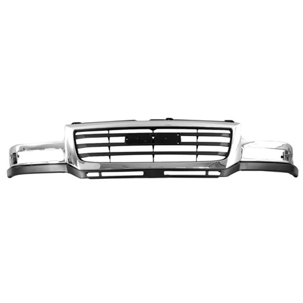 Front Grille 2003-2007 Gmc Sierra 1500, Sierra 2500, Sierra 1500 Hd, Sierra 2500 Hd, Sierra 3500, Sierra 1500 Classic, Sierra 1500 Hd Classic